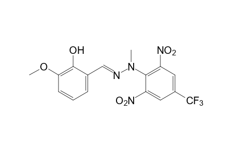 2-HYDROXY-m-ANISALDEHYDE, (2,6-DINITRO-alpha,alpha,alpha-TRIFLUORO-p-TOLYL)METHYLHYDRAZONE