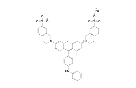 Diethyl-di-m-sulfobenzyl-p-amino-p-anilino-fuchsonimonium(Na salt des inn.sulfonats)