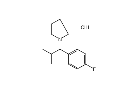 1-(p-FLUORO-alpha-ISOPROPYLBENZYL)PYRROLIDINE, HYDROCHLORIDE