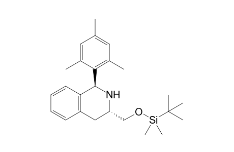 tert-Butyl-dimethyl-[[(1S,3S)-1-(2,4,6-trimethylphenyl)-1,2,3,4-tetrahydroisoquinolin-3-yl]methoxy]silane