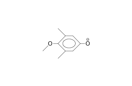 4-Methoxy-3,5-dimethyl-phenolate anion