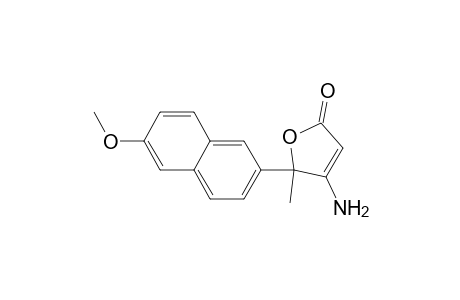 2(5H)-Furanone, 4-amino-5-(6-methoxy-2-naphthalenyl)-5-methyl-