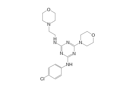 1,3,5-triazine-2,4-diamine, N~2~-(4-chlorophenyl)-6-(4-morpholinyl)-N~4~-[2-(4-morpholinyl)ethyl]-