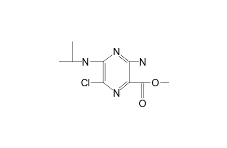 3-AMINO-6-CHLORO-5-(ISOPROPYLAMINO)PYRAZINECARBOXYLIC ACID, METHYLESTER