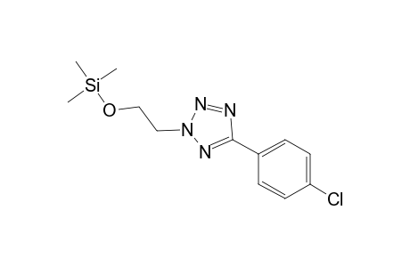 2-[5-(4-Chlorophenyl)-2H-tetraazol-2-yl]ethanol, trimethylsilyl ether