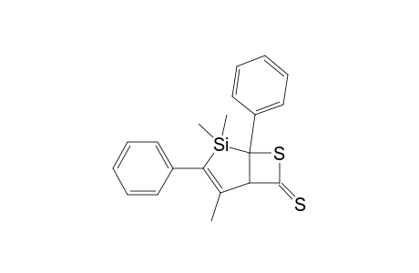 2,2,4-Trimethyl-1,3-diphenyl-2-sila-7-thiabicyclo[3.2.0]hept-3-ene-6-thione