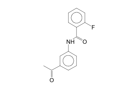 N-(3-Acetylphenyl)-2-fluorobenzamide