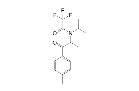 1-(4-Methylphenyl)-2-iso-propylaminopropan-1-one TFA