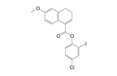 2-Iodo-4-chlorophenyl 6-methoxy-3,4-dihydronaphthalene-1-carboxylate