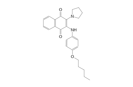 1,4-naphthalenedione, 2-[[4-(pentyloxy)phenyl]amino]-3-(1-pyrrolidinyl)-