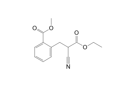 methyl 2-(2-cyano-3-ethoxy-3-oxopropyl)benzoate