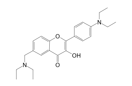 6-[(N,N-Diethylamino)methyl]-4'-(N',N'-diethylamino)-3-hydroxyflavone