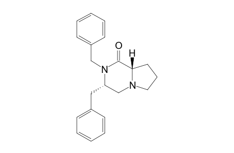 (3S,8AS)-2,3-DIBENZYLHEXAHYDROPYRROLO-[1,2-A]-PYRAZIN-1-ONE