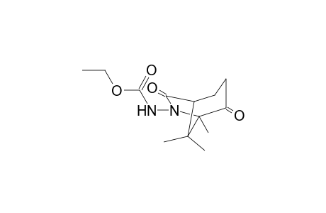 ethyl 5,8,8-trimethyl-4,7-dioxo-6-azabicyclo[3.2.1]oct-6-ylcarbamate