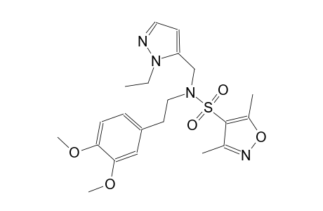 4-isoxazolesulfonamide, N-[2-(3,4-dimethoxyphenyl)ethyl]-N-[(1-ethyl-1H-pyrazol-5-yl)methyl]-3,5-dimethyl-