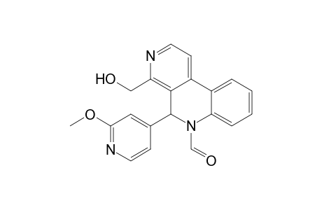 Benzo[c][2,7]naphthyridine-6(5H)-carboxaldehyde, 4-(hydroxymethyl)-5-(2-methoxy-4-pyridinyl)-, (.+-.)-