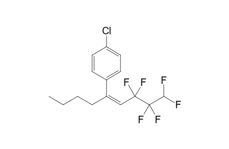 (Z)-5-(4-Chlorophenyl)-1,1,2,2,3,3-hexafluoro-4-nonene