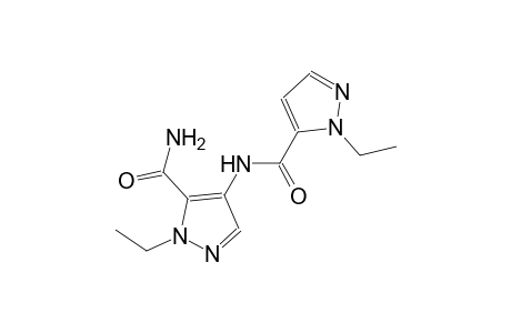 1-ethyl-4-{[(1-ethyl-1H-pyrazol-5-yl)carbonyl]amino}-1H-pyrazole-5-carboxamide