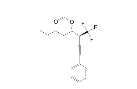 1-PHENYL-3-(TRIFLUOROMETHYL)-4-ACETOXY-1-OCTYNE