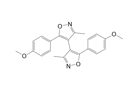 4,4'-Biisoxazole, 5,5'-bis(4-methoxyphenyl)-3,3'-dimethyl-