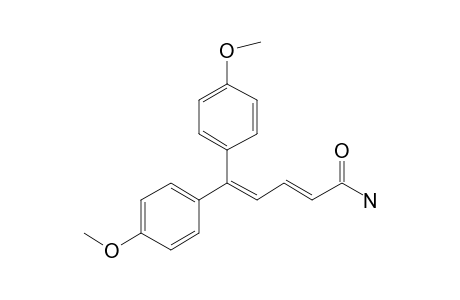 5,5-bis[4-Methoxyphenyl]penta-2,4-dienamide