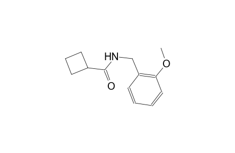 N-(2-methoxybenzyl)cyclobutanecarboxamide