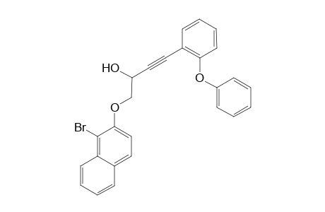 1-(1-Bromonaphth-2-ylpxy)-4-(2-phenoxyphenyl)but-3-yn-2-ol