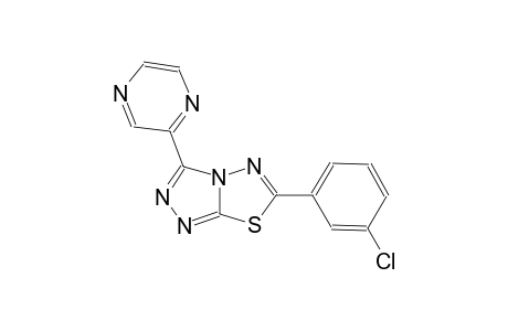 [1,2,4]triazolo[3,4-b][1,3,4]thiadiazole, 6-(3-chlorophenyl)-3-pyrazinyl-