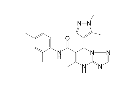 N-(2,4-dimethylphenyl)-7-(1,5-dimethyl-1H-pyrazol-4-yl)-5-methyl-4,7-dihydro[1,2,4]triazolo[1,5-a]pyrimidine-6-carboxamide