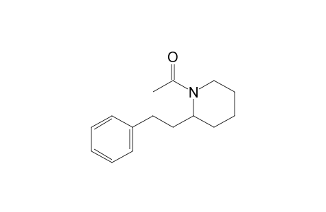 1-(2-Phenethylpiperidino)ethanone