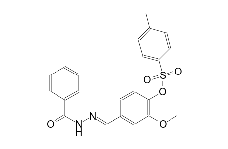 4-[(E)-(benzoylhydrazono)methyl]-2-methoxyphenyl 4-methylbenzenesulfonate