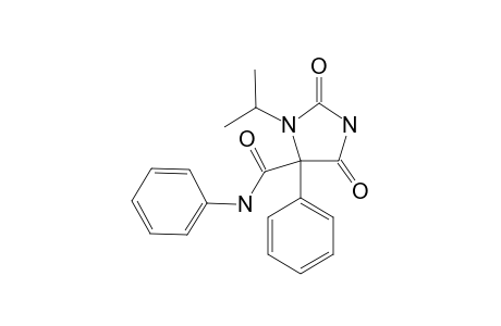 1-ISOPROPYL-5-PHENYL-5-PHENYLCARBAMOYLHYDANTOIN