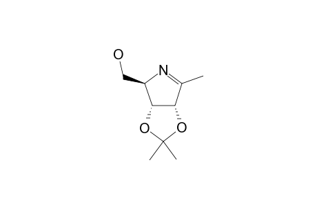 1-METHYL-2,3-O-ISOPROPYLIDENE-1,4-DIDEOXY-1,4-IMINO-1-N-DEHYDRO-D-RIBITOL;(2S,3R,4R)-1-METHYL-2,3-ISOPROPYLIDENEDIOXY-4-HYDROXYMETHYL-1-PYRROLINE