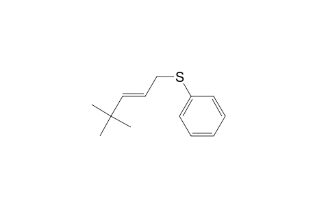 (E)-4,4-Dimethyl-1-phenylthio-2-pentene