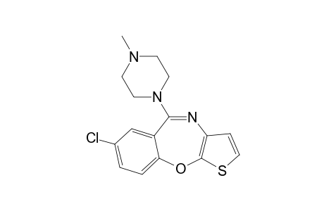 7-Chloranyl-5-(4-methylpiperazin-1-yl)thieno[2,3-b][1,4]benzoxazepine