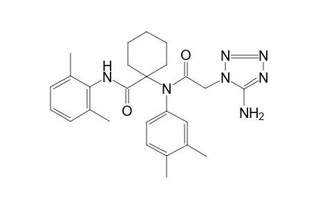 1-(N-[2-(5-amino-1-tetrazolyl)-1-oxoethyl]-3,4-dimethylanilino)-N-(2,6-dimethylphenyl)-1-cyclohexanecarboxamide