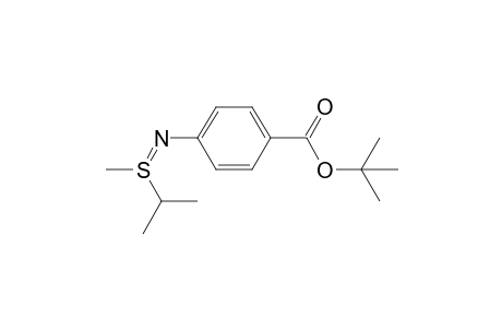 tert-butyl 4-[(methyl-propan-2-yl-$l^{4}-sulfanylidene)amino]benzoate