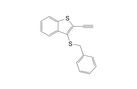 3-Benzylthio-2-ethynylbenzo[b]thiophene