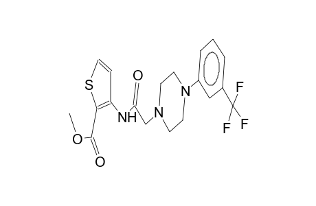 N-(2-methoxycarbonyl-3-thienyl)-2-[4-(3-trifluoromethylphenyl)piperazino]acetamide