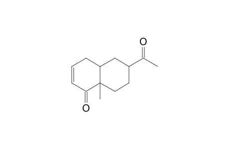 8-Acetyl-1-methylbicyclo[4.4.0]dec-3-en-2-one