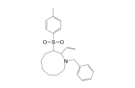 N-Benzyl-3-(p-toluenesulfonyl)-2-vinylazacyclonane