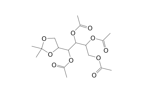 1,2,3,4-Tetra-O-acetyl-5,6-O-(1-methylethylidene)hexitol