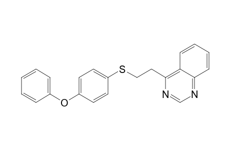 4-[2-[(4-Phenoxyphenyl)thio]ethyl]quinazoline