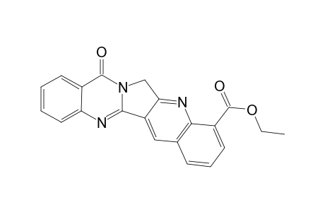 Ethyl 11-oxo-11,13-dihydroquinolino[2',3':3,4]pyrrolo[2,1-b]quinazoline-1-carboxylate (1-ethoxycarbonylluotonin A)
