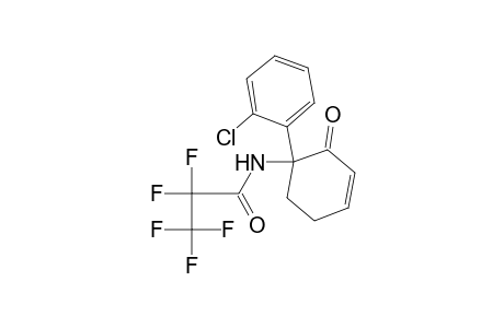 Propanamide, N-[1-(2-chlorophenyl)-2-oxo-3-cyclohexen-1-yl]-2,2,3,3,3-pentafluoro-