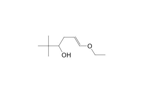 (E)-1-Ethoxy-5,5-dimethyl-1-hexen-4-ol