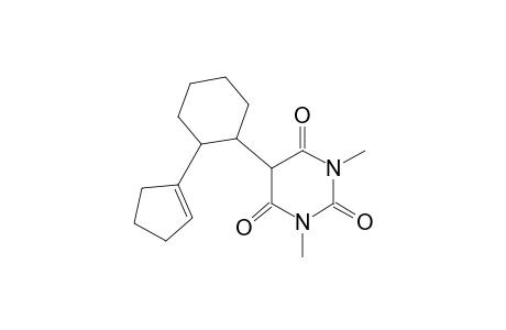 5-[2-(1-cyclopentenyl)cyclohexyl]-1,3-dimethylpyrimidine-2,4,6(1H,3H,5H)-trione