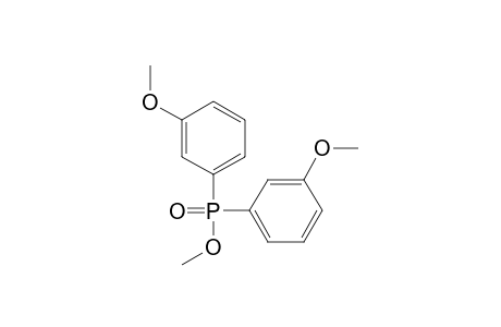 Phosphinic acid, bis(3-methoxyphenyl)-, methyl ester
