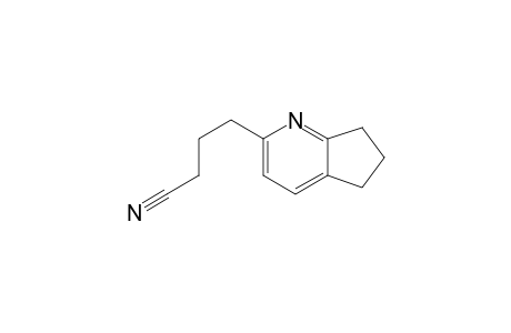 5H-Cyclopenta[b]pyridin-2-butyronitrile