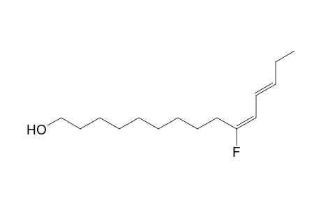 (10E,12E)-10-fluoranylpentadeca-10,12-dien-1-ol